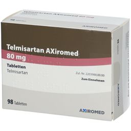 TELMISARTAN AXiromed 80 mg Tabletten