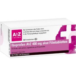 Ibuprofen AbZ 400 mg akut - bei Schmerzen, Entzündungen und Fieber, Filmtabletten