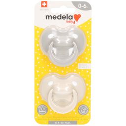Medela Baby Original Schnuller Pastell 0-6 Monate DUO 2 Schnuller
