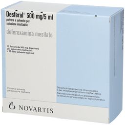 DESFERAL 500 mg/5 ml Plv.u.Lsm.z.H.e.Inj.-/Inf.-L.