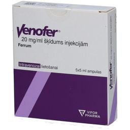 VENOFER 20 mg Fe/ml Injektionslösung Ampullen
