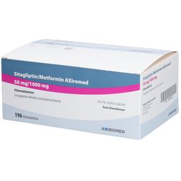SITAGLIPTIN/Metformin AXiromed 50 mg/1000 mg FTA