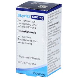 SKYRIZI 600 mg Konz.z.Her.e.Infusionslösung Dsfl.