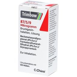 TRIMBOW 87 µg/5 µg/9 µg 120 Hub Druckgasinhalation