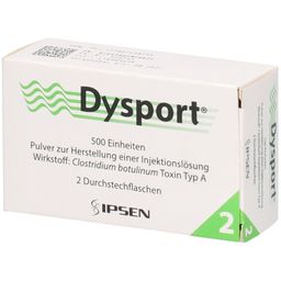 DYSPORT 500 Einheiten Pulver z.Herst.e.Inj.-Lsg.