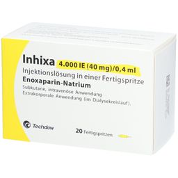 INHIXA 4.000 I.E. 40 mg/0,4 ml Inj.-Lsg.i.e.F.-Sp.