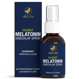 Vitactiv Melatonin Einschlaf-Spray – Pfefferminz & Limette