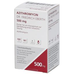 AZITHROMYCIN Dr.Friedrich Eberth 500 mg PKI