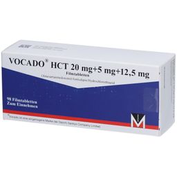 VOCADO HCT 20 mg/5 mg/12,5 mg Filmtabletten