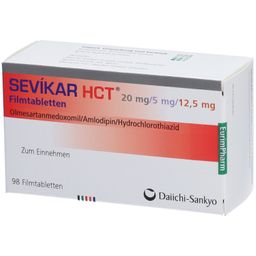 SEVIKAR HCT 20 mg/5 mg/12,5 mg Filmtabletten