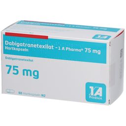 DABIGATRANETEXILAT-1A Pharma 75 mg Hartkapseln