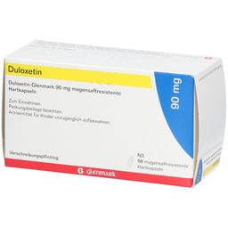 DULOXETIN Glenmark 90 mg magensaftres.Hartkapseln