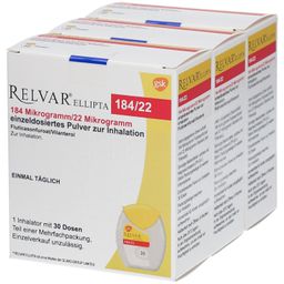 RELVAR Ellipta 184 Mikrogramm/22 Mikrogramm Inh.P.