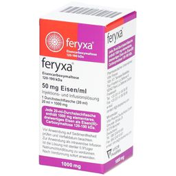 FERYXA 50 mg Eisen/ml Inj.-/Inf.-Lsg.Dsfl.1000mg