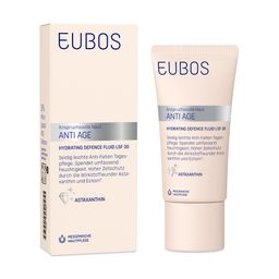 EUBOS Anti Age Hydrating Defence Fluid LSF 30 Anti-Falten Pflege mit UV-Schutz
