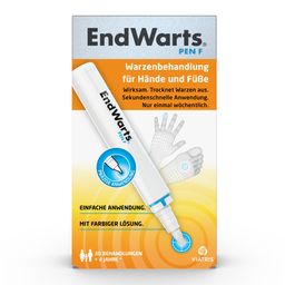 EndWarts PEN F: Warzen entfernen, Warzenentferner mit Ameisensäure, zur Warzenentfernung, Stift für ca. 30 Behandlungen