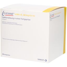 CLEXANE 4.000 I.E. 40mg/0,4ml Inj.-Lsg.i.e.F.-Sp.