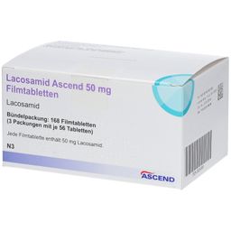 LACOSAMID Ascend 50 mg Filmtabletten