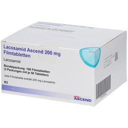 LACOSAMID Ascend 200 mg Filmtabletten