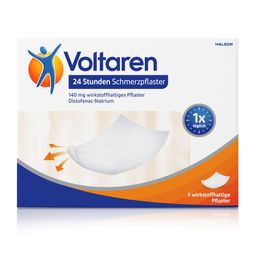 Voltaren 24 Stunden Schmerzpflaster mit Diclofenac bei akuten Muskelschmerzen