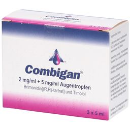 COMBIGAN 2 mg/ml + 5 mg/ml Augentropfen