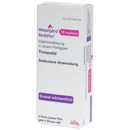 MOUNJARO 10 mg/Dosis KwikPen Inj.-Lsg.Fertigpen