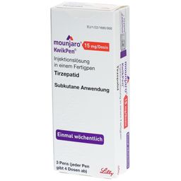 MOUNJARO 15 mg/Dosis KwikPen Inj.-Lsg.Fertigpen