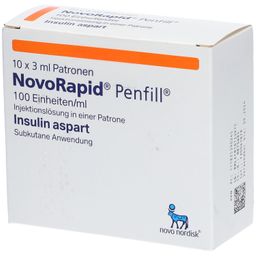 NOVORAPID Penfill 100 E/ml Inj.-Lsg.i.e.Patrone