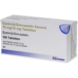 EZETIMIB/Simvastatin Ascend 10 mg/10 mg Tabletten