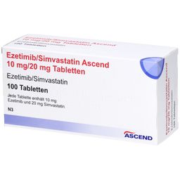 EZETIMIB/Simvastatin Ascend 10 mg/20 mg Tabletten
