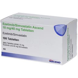 EZETIMIB/Simvastatin Ascend 10 mg/40 mg Tabletten