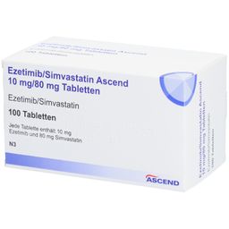 EZETIMIB/Simvastatin Ascend 10 mg/80 mg Tabletten