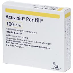 ACTRAPID Penfill 100 I.E./ml Inj.-Lsg.i.Patrone