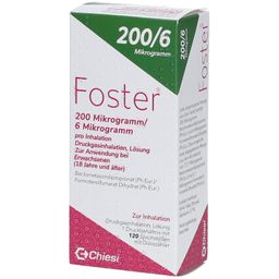 FOSTER 200/6 µg 120 Hub Dosieraerosol