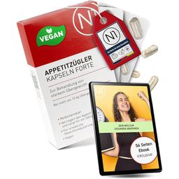 N1 Appetitzügler Kapseln Forte – Appetithemmer zum Abnehmen & zur Gewichtsreduktion, Reduziert Appetit & sorgt für langanhaltendes Sättigungsgefühl, Appetitzuegler