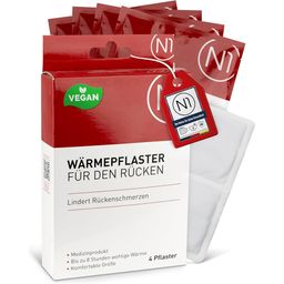 N1 Wärmepflaster Rücken – bei Rückenschmerzen & Muskelverspannungen, langanhaltende Wärme, lockert Muskeln & lindert Schmerzen
