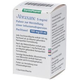 Abraxane®5 mg/ml 100mg Plv.z.Her.e.Inf.-Disp.Dsfl.