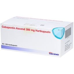 GABAPENTIN Ascend 300 mg Hartkapseln