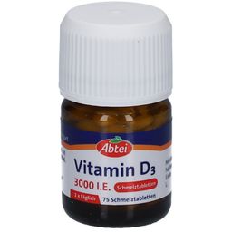 Abtei Vitamin D3 3000 I.E. Schmelztabletten