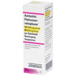 AZELASTIN/Fluticason-ratio.137µg/50µg/Sprühst. NAS