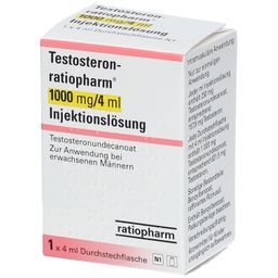 TESTOSTERON-ratiopharm 1000 mg/4 ml Inj.-Lsg.Dsfl.