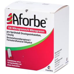 AFORBE 100 µg/6 µg 120 Hub Dosieraerosol