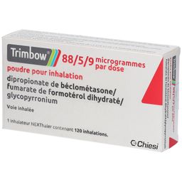 TRIMBOW 88/5/9 µg 120ED Plv.z.Inhalation NEXThaler