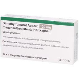 DIMETHYLFUMARAT Accord 120 mg magensaftr.Hartkaps.