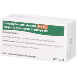 DIMETHYLFUMARAT Accord 240 mg magensaftr.Hartkaps.