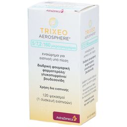 TRIXEO Aerosphere 5/7,2/160µg Druckgasinh.120ED
