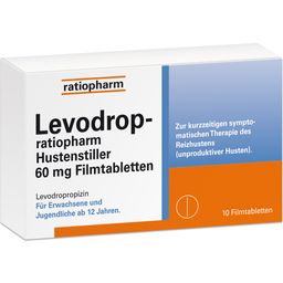 Levodrop-ratiopharm Hustenstiller 60 mg Filmtabletten: Schnelle Hilfe bei Reizhusten. Damit Sie nachts wieder ruhig und erholsam schlafen können