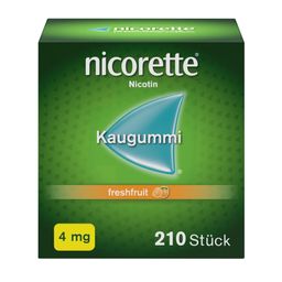 nicorette 4 mg Nikotinkaugummi freshfruit zum Rauchen aufhören