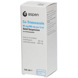 CO-TRIMOXAZOLE 80mg/400mg per 5ml Adult Susp.UK