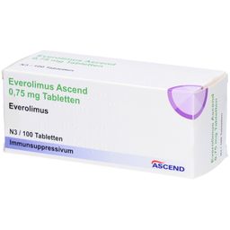 EVEROLIMUS Ascend 0,75 mg Tabletten